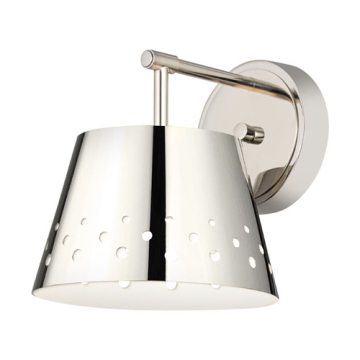 Z-Lite Katie 1-Light Wall Sconce - 120V - Polished Nickel