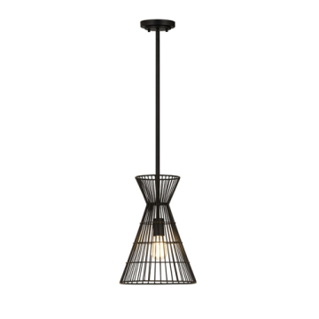 Z-Lite Alito 1-Light Pendant - 120V - Matte Black