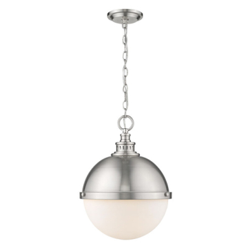 Z-Lite Peyton 15" 2-Light Pendant - 120V - Brushed Nickel