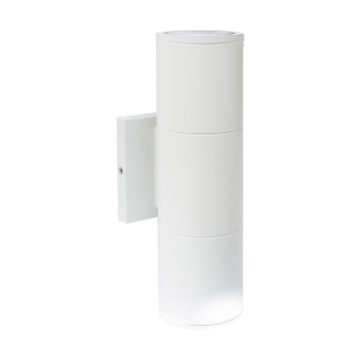 SATCO|NUVO 2-Light LED Large Cylinder Fixture - Wall Mount - Up and Down - 20W - 120/277V - White