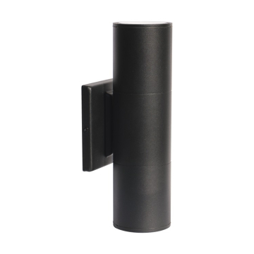 SATCO|NUVO 2-Light LED Large Cylinder Fixture - Wall Mount - Up and Down - 20W - 120/277V - Black