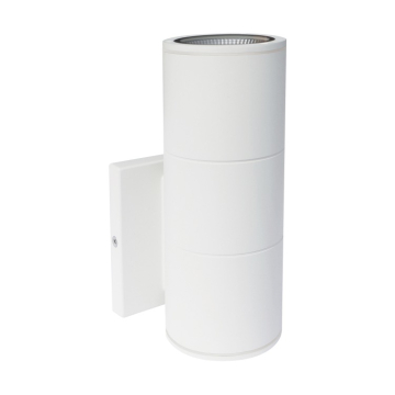 SATCO|NUVO 1-Light LED Large Cylinder Fixture - Wall Mount - 10W - 120/277V - White