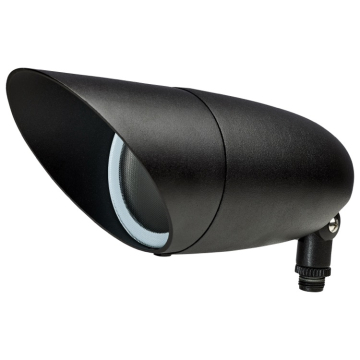 SATCO|NUVO LED Landscape Flood - 12W - 3000K - Matte Black - 120V