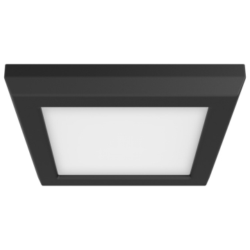 SATCO|NUVO Blink Pro LED Surface Mount - 9W - 5" Square - CCT Selectable - Black - 120V