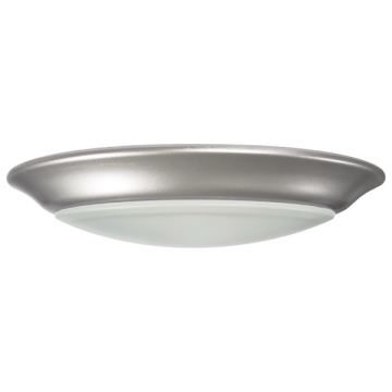 SATCO|NUVO LED Disk Light - 7" - 15W - CCT Selectable - 120V - Brushed Nickel
