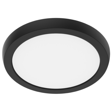 SATCO|NUVO Blink Performer LED Surface Mount - 10W - 7" Round - CCT Selectable - Black - 120V