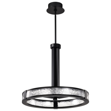 SATCO|NUVO DARROW LED PENDANT - 24" - 24W - 3000K - Matte Black - 120-277V