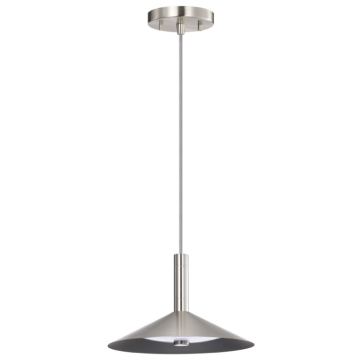 SATCO|NUVO Corrine LED Pendant - 10" - 18W - CCT Selectable - Brushed Nickel