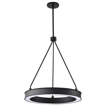 SATCO|NUVO Longford LED Pendant - 20" - 21W - 3000K - Textured Black - 120V