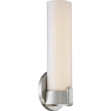 SATCO|NUVO Loop LED Wall Sconce - 3000K - 120V - Brushed Nickel