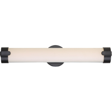 SATCO|NUVO Loop LED Wall Sconce - 24" - 3000K - 120V - Aged Bronze