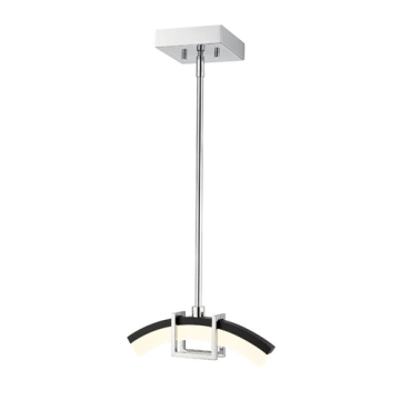 Z-Lite Arc 1-Light LED Pendant - 3000K - 120V - Chrome