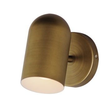 Maxim Lighting Spot Light 1-Light Outdoor Sconce - 120V - Natural Aged Brass