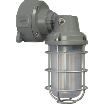 SATCO|NUVO LED Adjustable Vapor Proof Fixture - 20W - 3000K - Gray - 100-277V