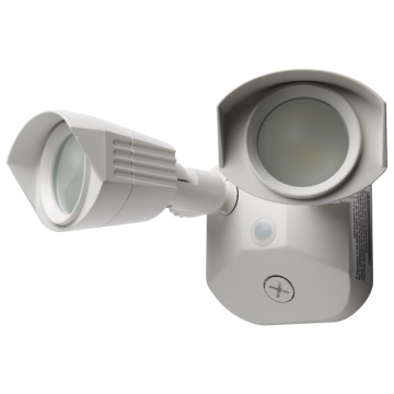 SATCO|NUVO Dual Head LED Security Light - White - 3000K - 120-277V