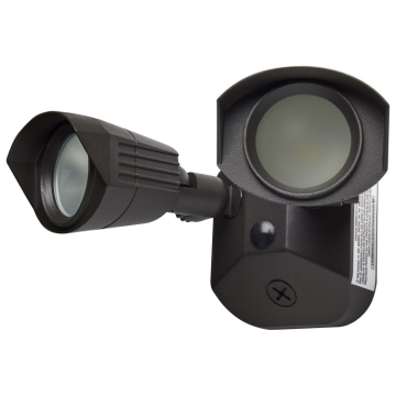 SATCO|NUVO Dual Head LED Security Light - Bronze - 3000K - 120-277V