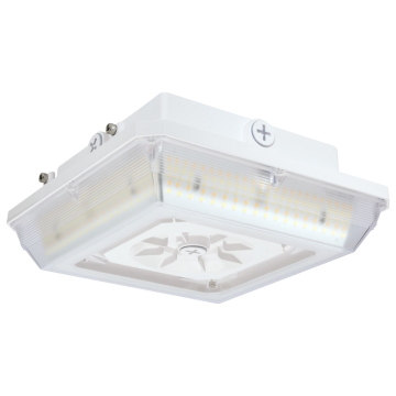 SATCO|NUVO Square LED Canopy Light - 20 | 30 | 45W - CCT Selectable - 120-277V - White