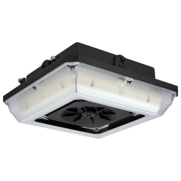 SATCO|NUVO Square LED Canopy Light - 20 | 30 | 45W - CCT Selectable - 120-277V - Bronze