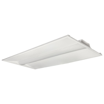 SATCO|NUVO 2X4 Single Basket LED Troffer Fixture - Emergency Backup - 30 | 40 | 50W - CCT Selectable - 100-277V