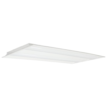 SATCO|NUVO 2X4 Double Basket LED Troffer Fixture - Emergency Backup - 30 | 40 | 50W - CCT Selectable - 100-277V