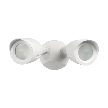 SATCO|NUVO Dual Head LED Security Light - White - 3000K - 120-277V