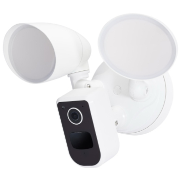 SATCO|NUVO Bullet Outdoor SMART LED Security Light with Camera - Starfish Enabled - 20W - CCT Selectable - White - 120-277V