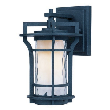 Maxim Lighting Oakville 1-Light Outdoor Wall Lantern - 120V - Black Oxide