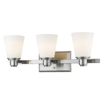 Z-Lite Kayla 3-Light Vanity - 120V - Brushed Nickel