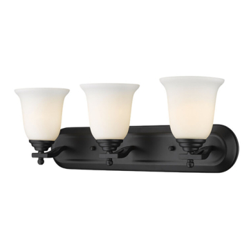 Z-Lite Lagoon 3-Light Vanity - 120V - Matte Black