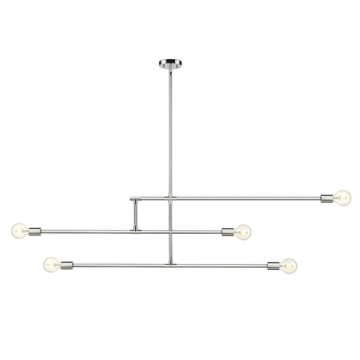 Z-Lite Modernist 5-Light Chandelier - 120V - Chrome