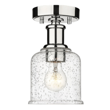 Z-Lite Bryant 1-Light Flush Mount - 120V - Chrome