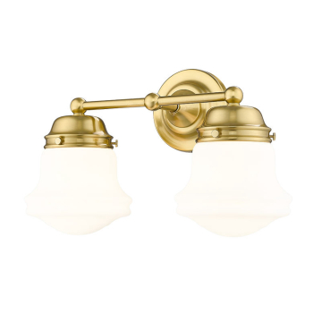 Z-Lite Vaughn 2-Light Vanity - 120V - Luxe Gold