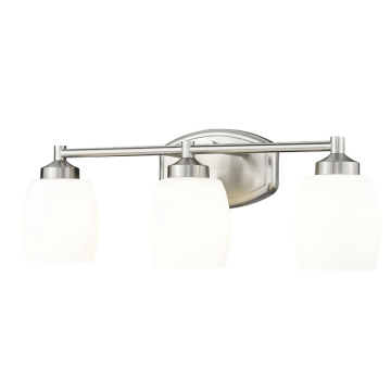 Z-Lite Kendrick 3-Light Vanity - 120V - Brushed Nickel