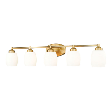 Z-Lite Kendrick 5-Light Vanity - 120V - Luxe Gold