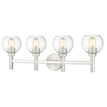 Z-Lite Sutton 4-Light Vanity - 120V - Brushed Nickel