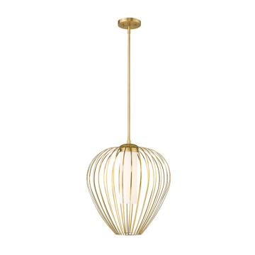 Z-Lite Savanti 18" 1-Light Pendant - 120V - Modern Gold