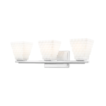 Z-Lite Annalise 24" 3-Light Vanity - 120V - Chrome / Matte Opal