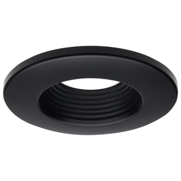 SATCO|NUVO Deep Baffle Trim - 4" - Black Finish