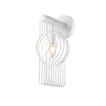 Z-Lite Contour 1-Light Small Wall Sconce - 120V - White
