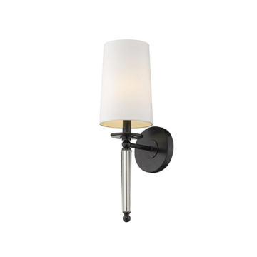Z-Lite Avery 1-Light Wall Sconce - 120V - Matte Black