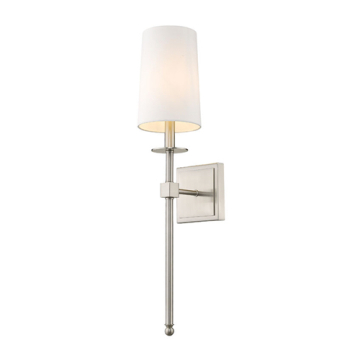 Z-Lite Camila 1-Light Wall Sconce - 120V - Brushed Nickel