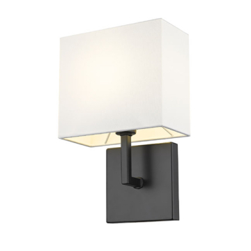 Z-Lite Saxon 1-Light Wall Sconce - 120V - Matte Black