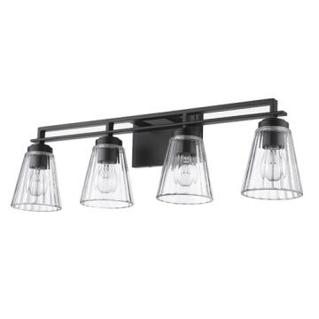 Z-Lite Lyna 4-Light Vanity - 120V - Matte Black