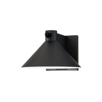 Maxim Lighting Conoid Medium LED Outdoor Wall Sconce with Dusk-Dawn - 3000K - 120V - Black