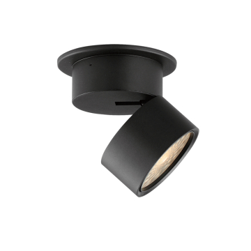 Maxim Lighting Swinger 5.25" Adjustable LED Flush Mount - 3000K - 120-277V - Black