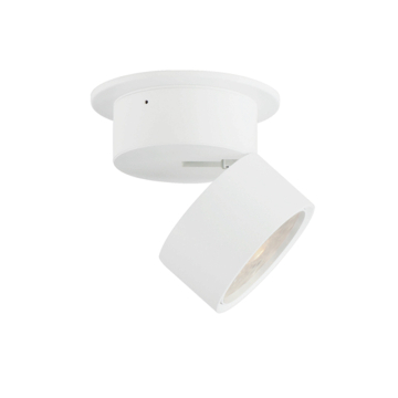 Maxim Lighting Swinger 5.25" Adjustable LED Flush Mount - 3000K - 120-277V - White