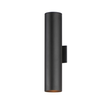 Maxim Lighting Outpost 2-Light 22" LED Outdoor Wall Sconce - 3000K - 120V - Black
