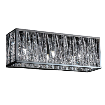 Z-Lite Terra 3-Light LED Vanity - 3000K - 120V - Chrome