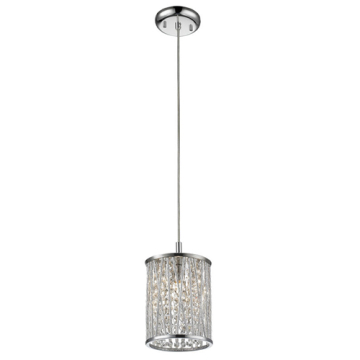 Z-Lite Terra 1-Light Pendant - 120V - Chrome