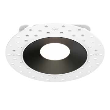Maxim Lighting Crisp 3.75" Trimless LED J-Box Downlight - 3000K - 120V - Black